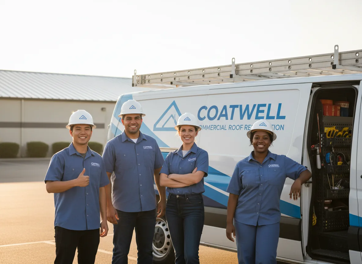 Commercial roof coating company in Marion, WI